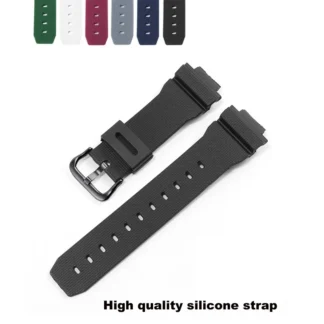 Rubber watch band for Casio G-SHOCK GM-2100 GA-2100 GWM-5610 DW-5600 6900 series men's silicone watch band accessories16mm