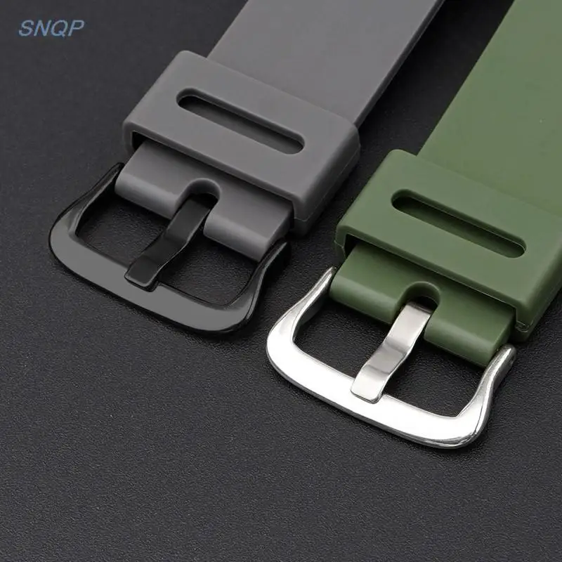 Watch Band for Casio G-SHOCK DW-6900/5610 DW-5600/5000 GW-M5610 GA-2100 16mm Silicone Resin Strap Men Replacement Wrist Bracelet - Image 4