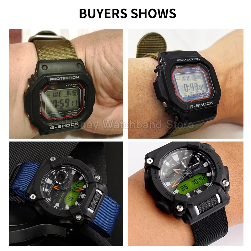 Lightweight Breathable Comfortable-wearing Watch Accessory Convex 16mm for Casio G-SHOCK GA-900 DW-5600/5610 GW-B5600 Watchband - Image 3