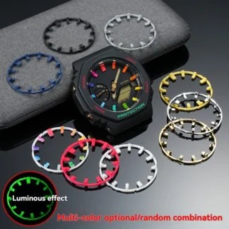Mod Kit for Casio G-Shock GA-2100 – DIY Colorful Scale Ring & Dial Marker