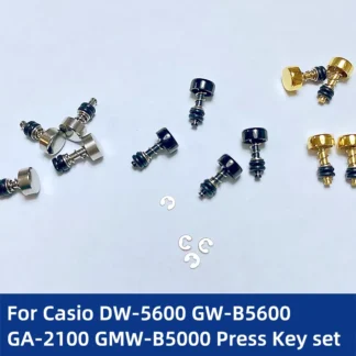 For Casio G-shock GW-B5600 DW5600/GA-2100/ga2100 Watch Press Key gwb5600 Black silver Gold Stainless Steel Button Accessories