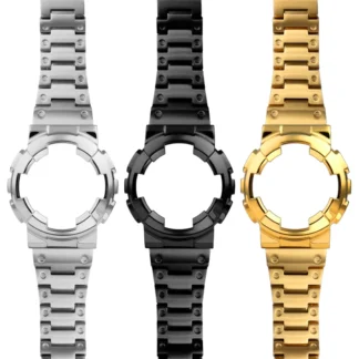 For G-SHOCK GA100 GA110 GA120 GD100 120 Watch Strap case for Casio gshock Men Wristwatch Bezel Stainless steel metal Case Band
