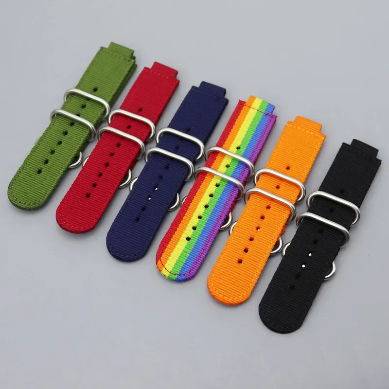 Nylon Canvas Watch Strap for Casio G-SHOCK GM-110 GM-2100 GA-900 GM-5600 GA-110 GA-2100 Men Weave Ring Buckle Band Bracelet - Image 2