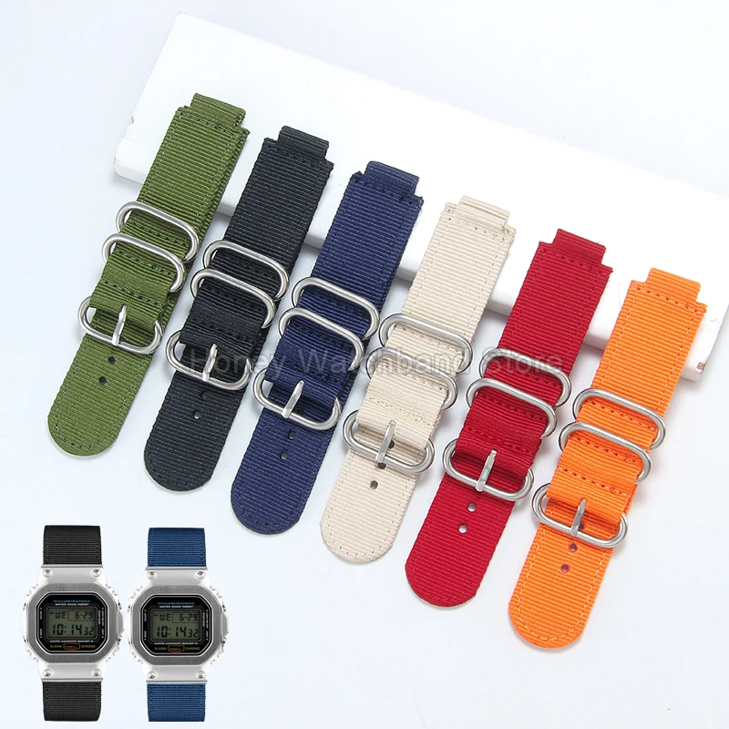 Lightweight Breathable Comfortable-wearing Watch Accessory Convex 16mm for Casio G-SHOCK GA-900 DW-5600/5610 GW-B5600 Watchband