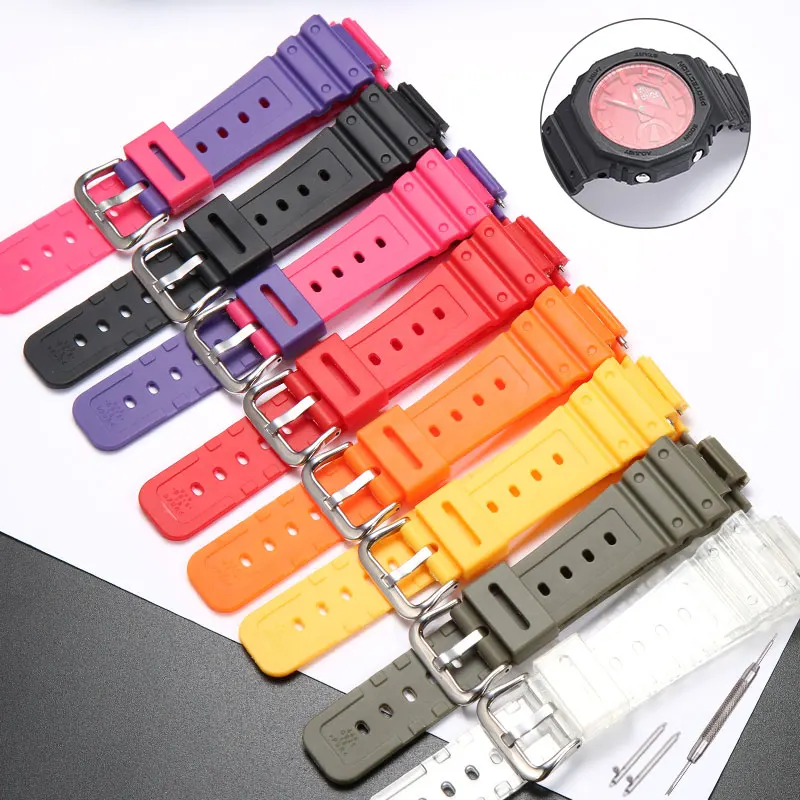 Rubber Strap Band Suitable for Casio G-SHOCK 2110 GA2100 Watch Bracelet