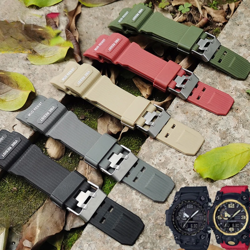Resin Silicone Straps for Casio G-SHOCK Mudmaster - Image 4