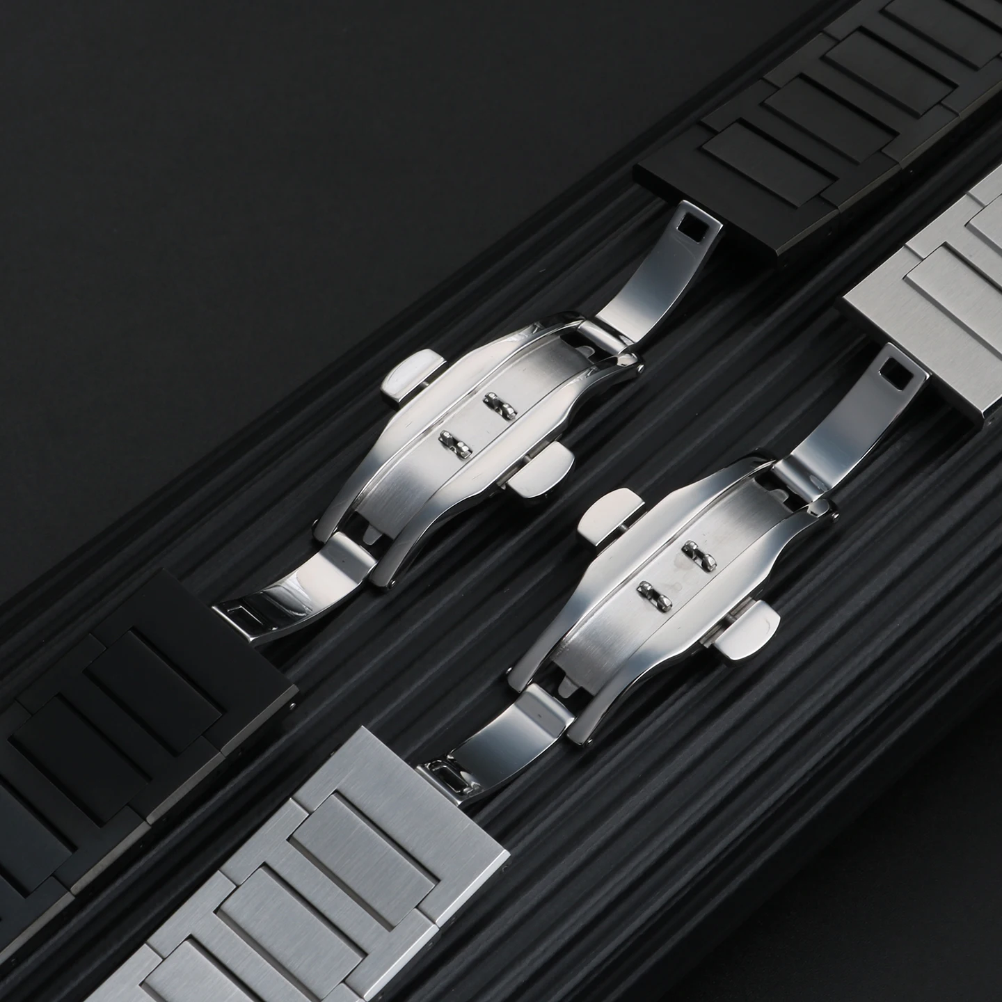 Casio Black & Gold Stainless Steel Bracelet for Casio G-Shock GM-110 - Image 4