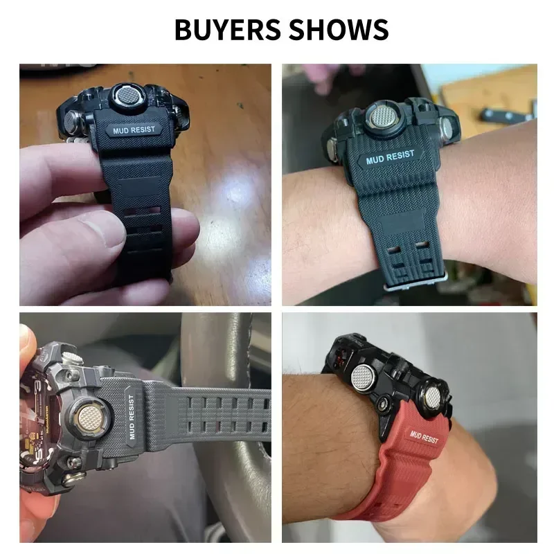Resin Silicone Straps for Casio G-SHOCK Mudmaster - Image 3
