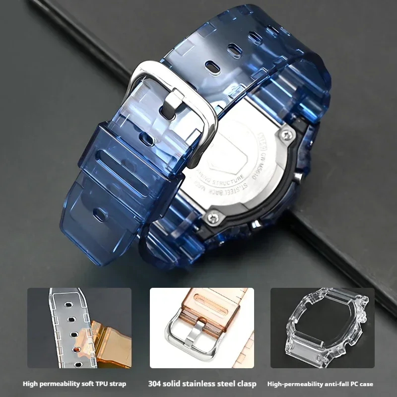 Transparent Watch Strap Bezel for Casio G-SHOCK DW5600 GW-M5610 - Image 5