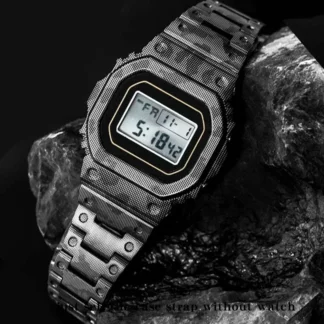 Premium Engraved Titanium Camo Mod Kit for G-Shock 5600