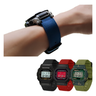 Premium Nylon Watch Band for Casio G-Shock | Fits DW-5600, GW-M5610 & GW-B5600