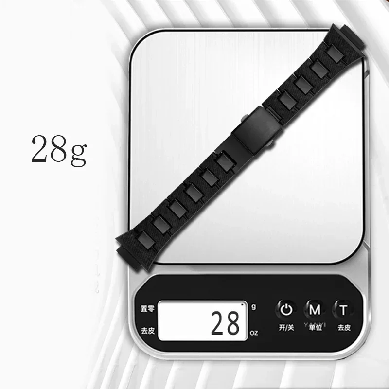 Replacement Watch Strap for Casio G-SHOCK – Black Resin Band with Stainless Steel Buckle - Image 5