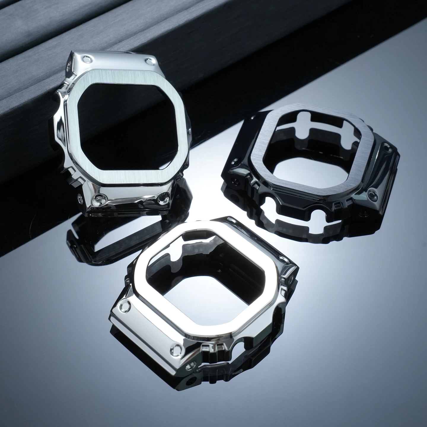 Stainless Steel Watch Case & Waterproof Bracelet Mod Kit for Casio G-SHOCK GW-BX5600