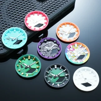CasiOak Mod Kit: Metal Dial, Luminous Hands & Bezel for Casio GA-2100 & GA-B2100