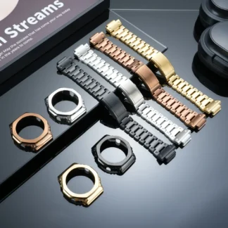CasiOak Metal Mod Kit for Casio G-SHOCK GM-2100 / GBM-2100 – Luxury Stainless Steel Case & Watch Strap Upgrade