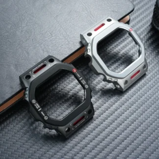 Titanium Alloy Watch Strap Bracelet Modified Armor Kit for Casio G-shock DW5600E G5600 GW-M5610